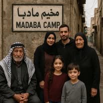 مخيم مادبا / مادبا - الأردن، صفحة حكاية المخيم