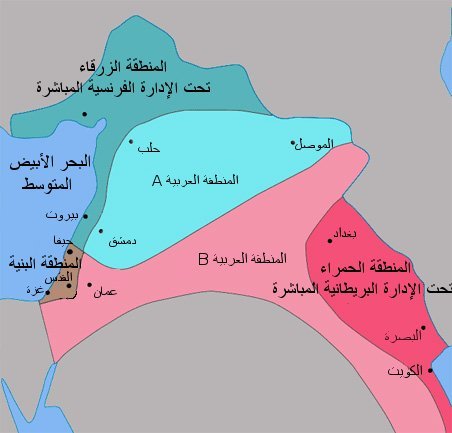 اتفاقية سايكس بيكو  | موسوعة المخيمات الفلسطينية