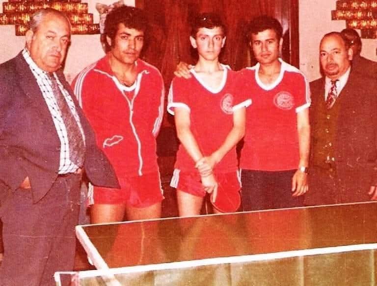 هشام الوعري وحنا اردكيان ومجدي ابو ربيع نجوم الطاولة الفلسطينية قبل 43 عاما  | موسوعة المخيمات الفلسطينية