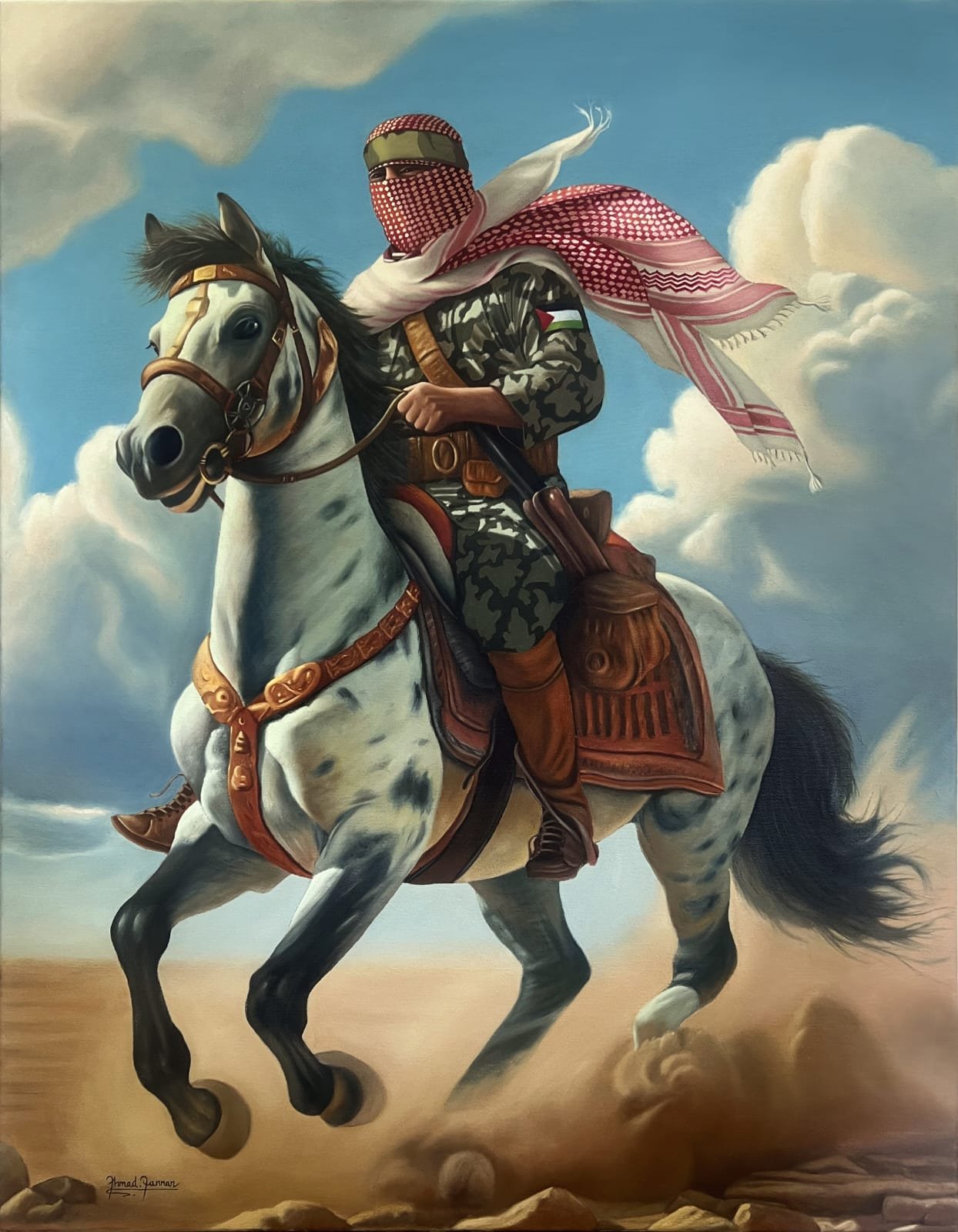 حين يصبح اللثام وجهاً للأمة وصوت مخيمها  | موسوعة المخيمات الفلسطينية