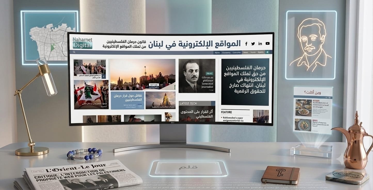 بين ثنايا القوانين والحدود: لماذا يُحرم الصحفي الفلسطيني في لبنان من تملك وسيلته الإعلامية؟  | موسوعة المخيمات الفلسطينية