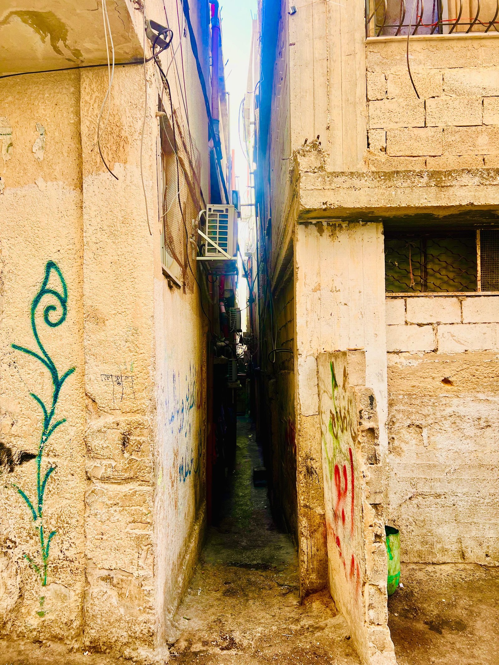 جولة لموسوعة المخيمات الفلسطينية في مخيم عسكر القديم يعدسة منية سلاطنة