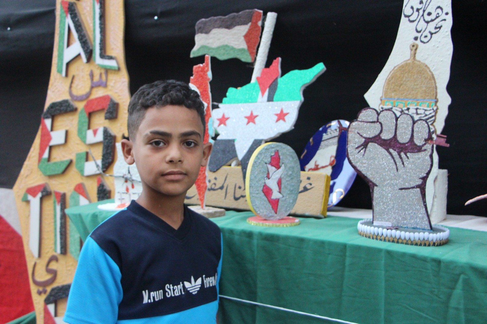 موسوعة المخيمات الفلسطينية تزور معرض: غزة يا جرحنا المفتوح، للفنان التشكيلي علي جروان ولمؤسسة كوشان، بعدسة لين محمد