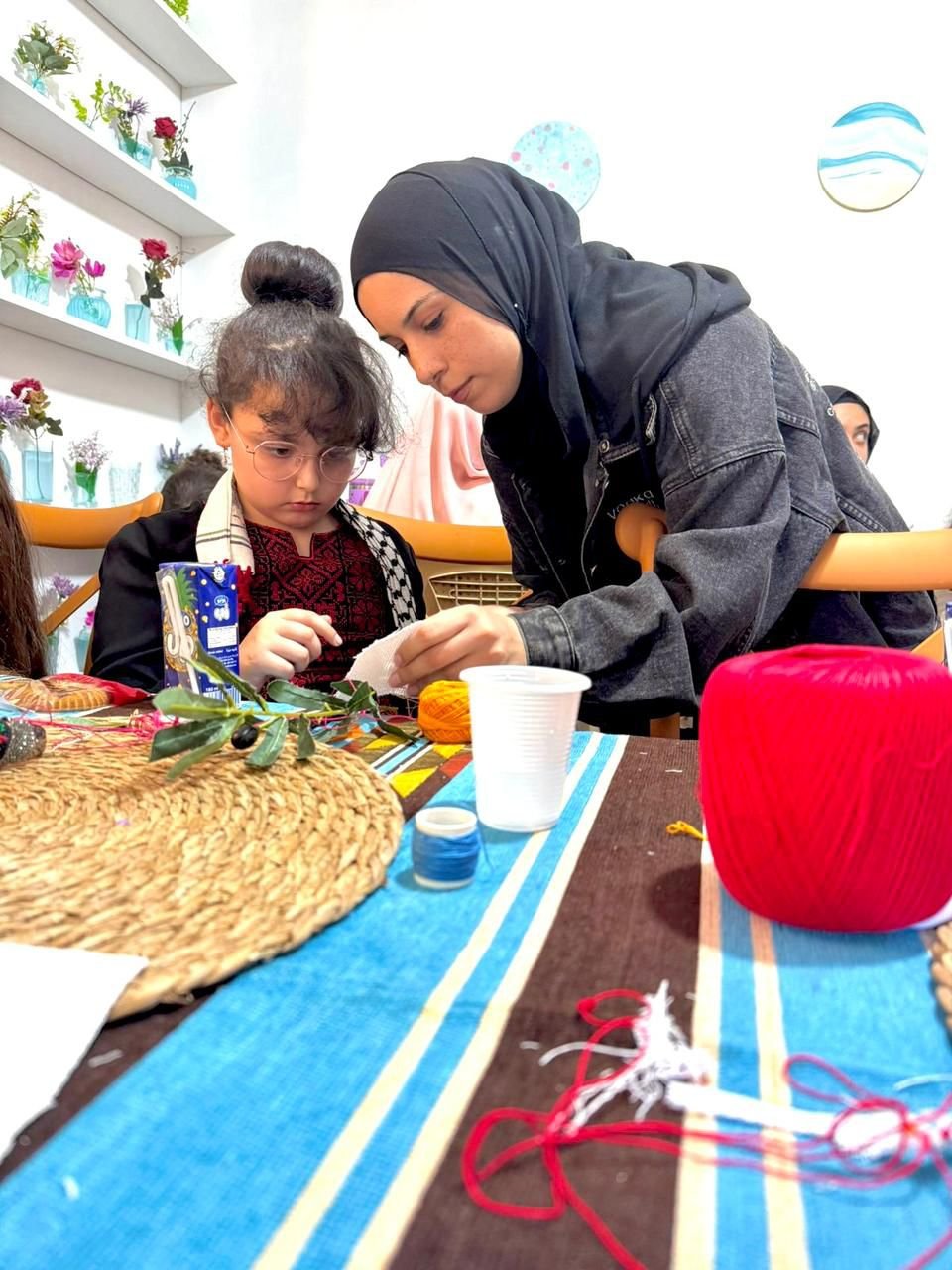 صورة خلال ورشة مع الاطفال