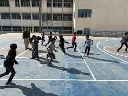 مخيم غزة - نشاط رياضي مدرسي
